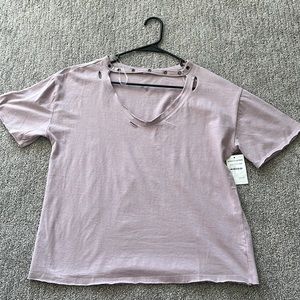 Distressed t-shirt, S